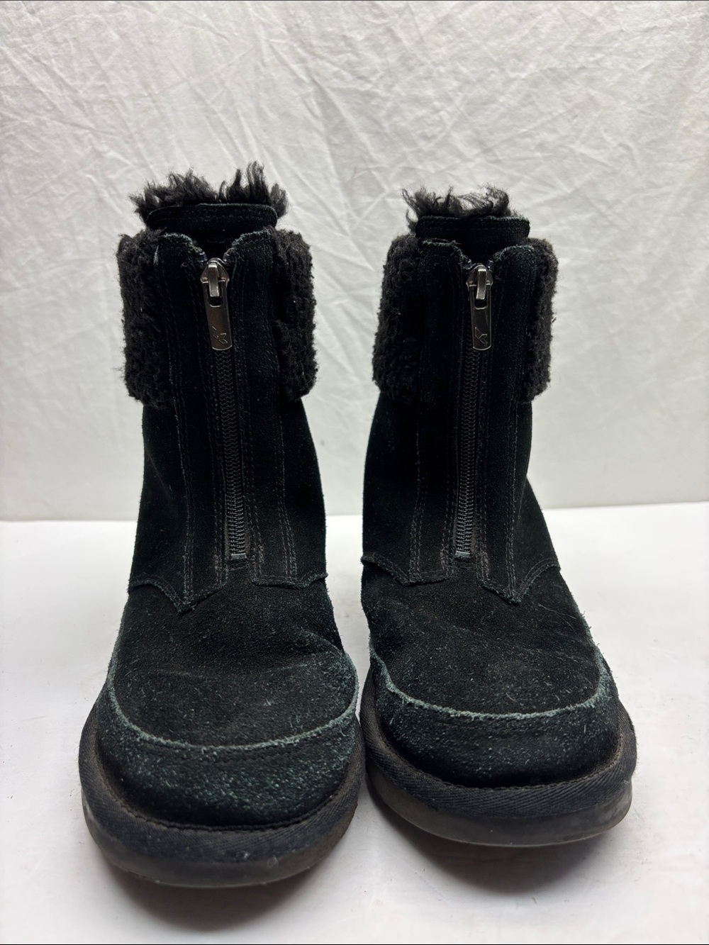 Koolaburra by Ugg Faux-Fur Zip Front Winter Boots, SZ 5 wos, box 67